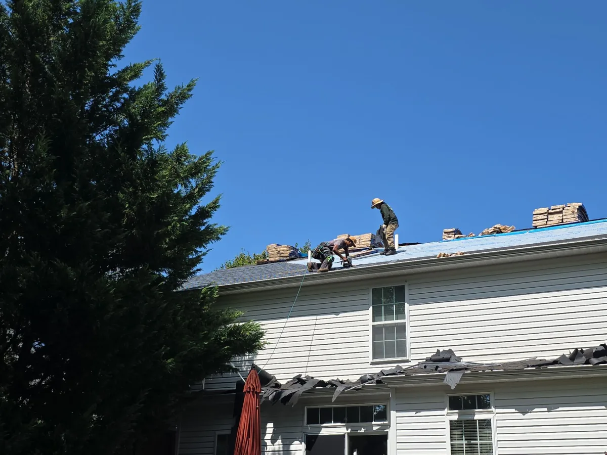New shingles going on a Charles Town, WV home