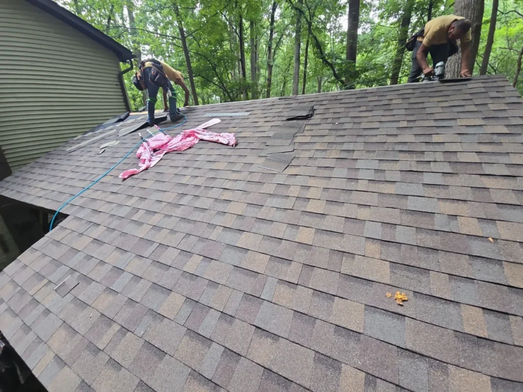 Finished roof slope in Harpers Ferry, WV